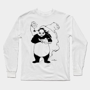 Anime Lovers Best Gift For Fans Girls Boys Panda Jujuts Long Sleeve T-Shirt